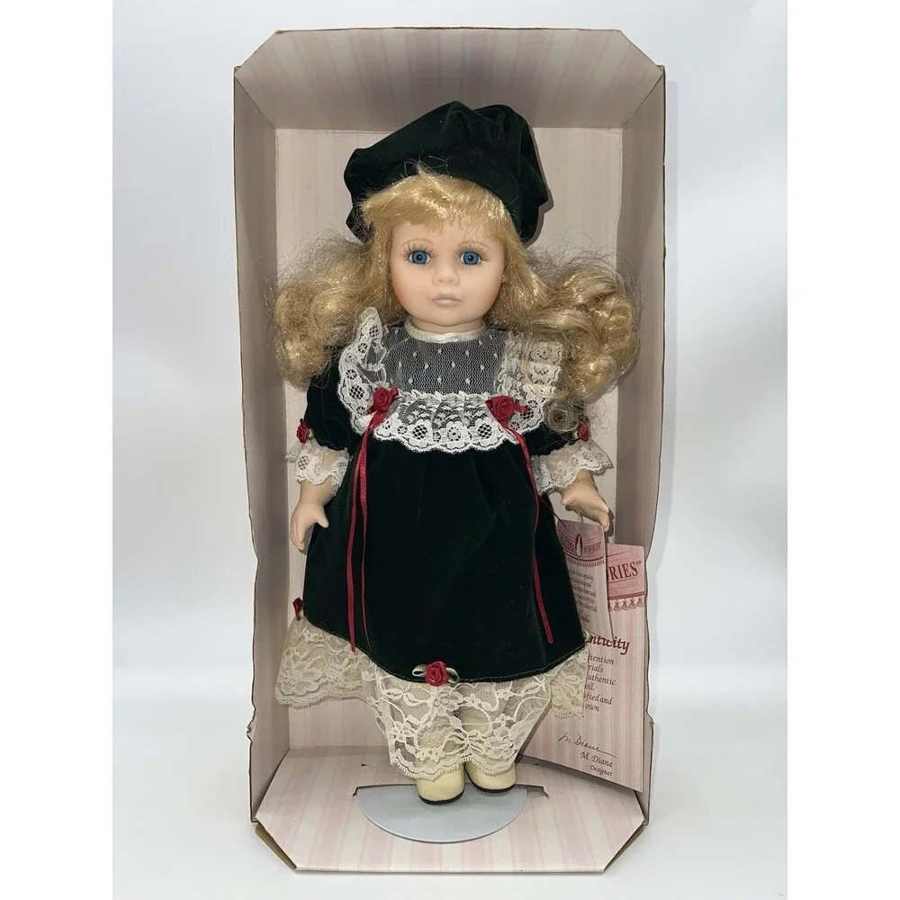 VTG Limited Edition Collectible Memories Porcelain Doll 